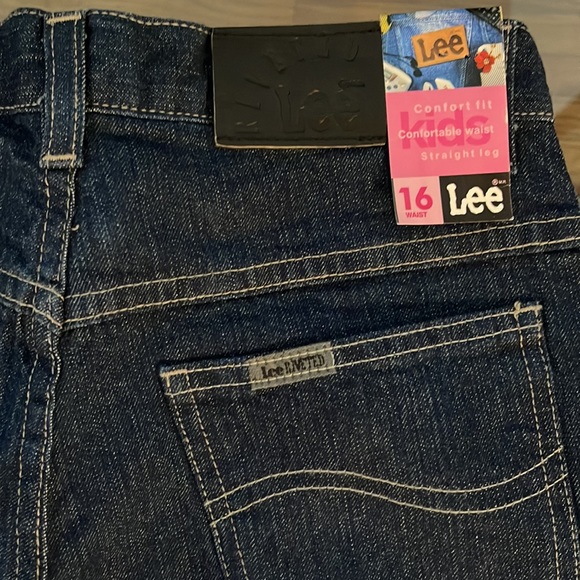 Ms. Lee Riveted Kids Confort fit Straight leg comfortable waist - Picture 4 of 5